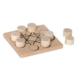 Bartl 102056 Mini Wooden Jigsaw Puzzle The Tricky Authority Walk from a Small Game Board and 8 Wooden Tiles