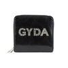 Jada GY-W291 Women's Bi-Fold Wallet, Rhinestone Logo, Mini Wallet, Denim,