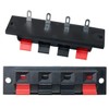 LRONG 4Pcs Jack Socket Spring Push Release Connector Speaker Terminal