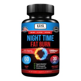 Suplemento Para Quemar Grasa En La Noche 60 Cápsulas Kaya                                                                                             