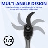 KTTOOL Pry Bar Wrench Adaptor Head, Crowbar Adapter Head Tool,