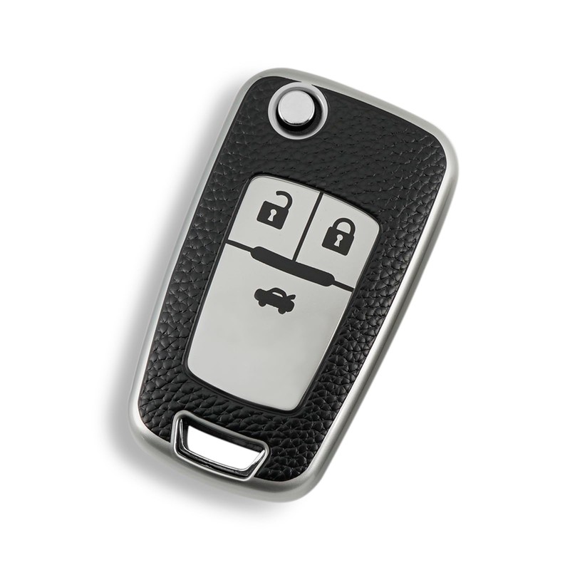 3 Button Car Key Shell for Vauxhall Astra, Black
