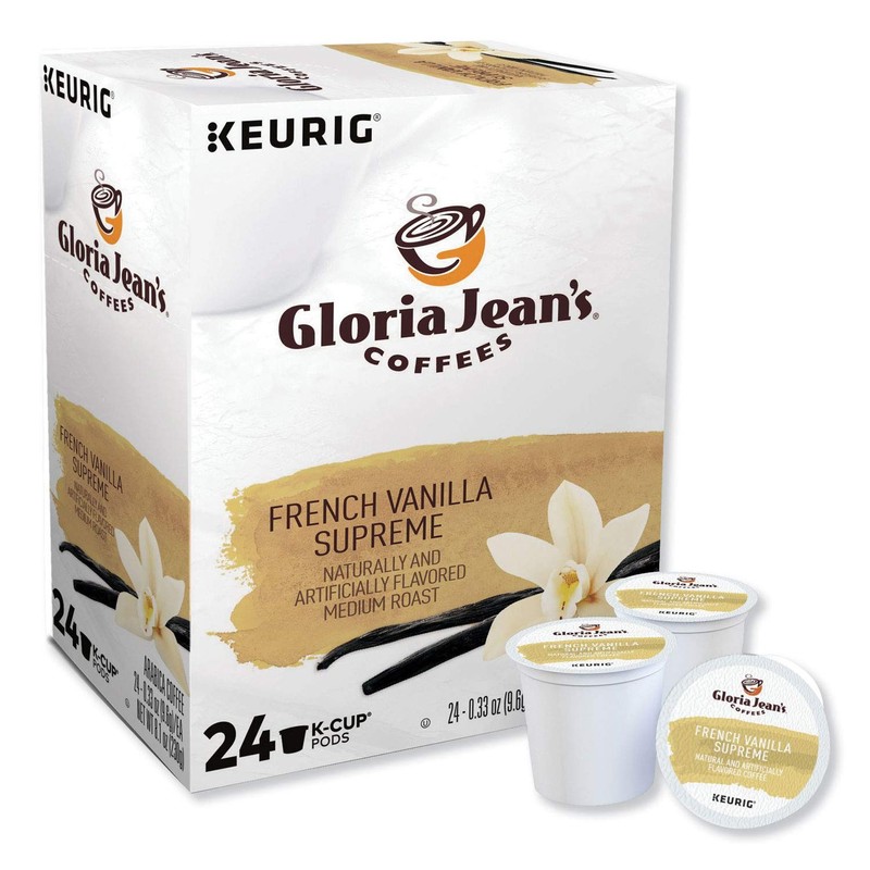 Gloria Jean's Coffees, French Vanilla Supreme K-Cup Portion Pack for