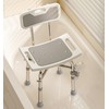 Bluelog Shower Chair with Back for Elderly and Disabled, Shower