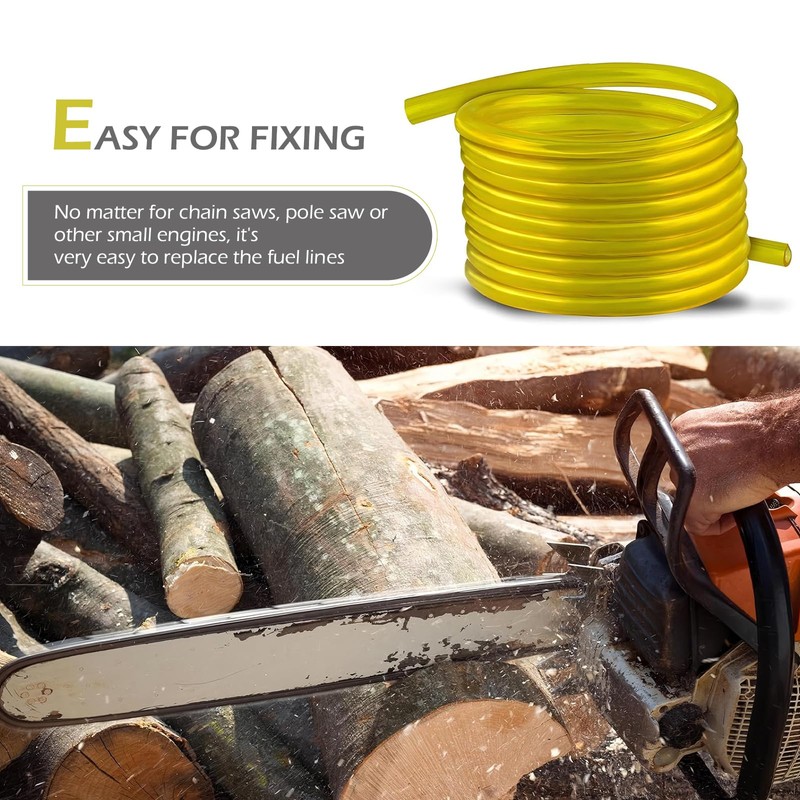 Merdege Fuel Line Hose Kit, 4 Sizes, 5 Ft each,
