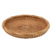 Rattan Fruit Tray Hand Woven Elegant Traditional Natural Rattan Serving