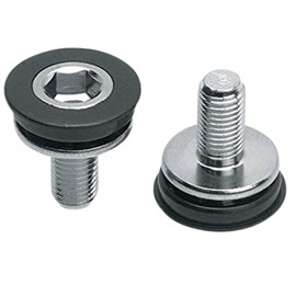 Forest Bykes - Tornillo de fijación de brazo de manivela hexagonal de 8 mm con tapas para brazos de manivela de bicicleta, se adapta a muchos juegos de bielas fabricados por FSA Suntour Prowheel y
