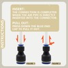 Bwintech 12 Pcs 6mm to 10mm Pneumatic Straight Reducing Push