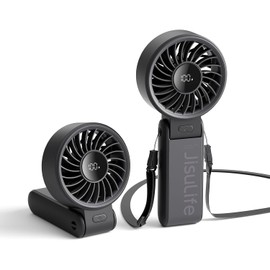 JISULIFE Handheld Fan - Versatile 3-in-1 Cooling Solution