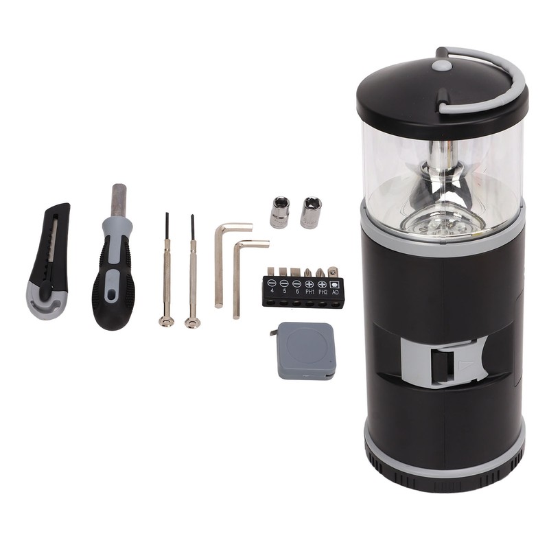Lantern Hardware Tool Set Multifunction Auto Repair Outdoor Camping Hardware