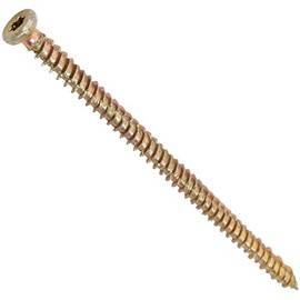 AERZETIX - Set of 20 - Concrete Screws - Direct Mounting without Dowels - Diameter 7.5 x 132 mm - Countersunk Head - Recess - DIY - Renovation - C44669
