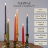Candlestock Beeswax Taper Candles – Standard 7/8" Diameter, Pure 100%