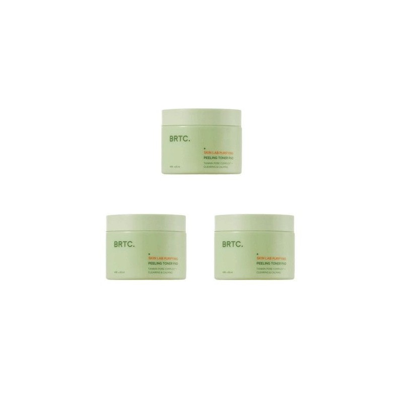 BRTC Skin Lab Purifying Peeling Toner Pads (3 packs of