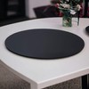 Oval Worktop Saver - Acrylic Matt Lemon Bonbon 38cm x
