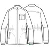 Healing Hands Scrub Jackets for Woman Zip-Front Utility Jacket with