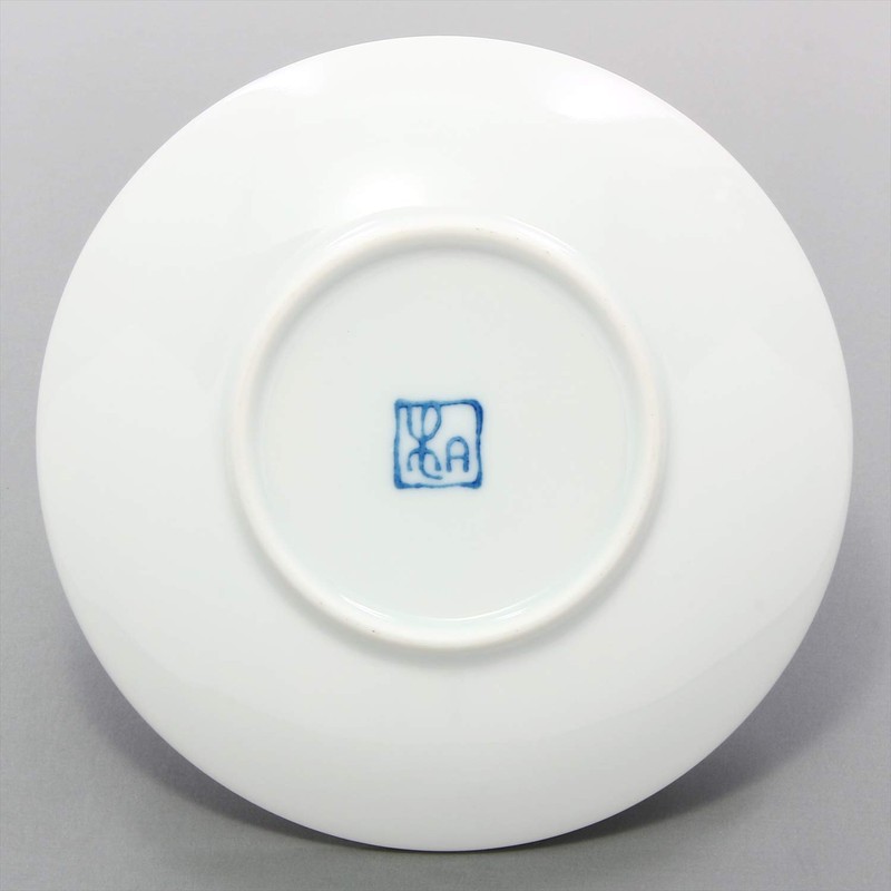Hama Pottery 385780 Hasami Pottery Wayama Kiln Flowers Small Plate,