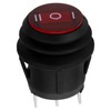 3 Pin Round Rocker Toggle ON/Off Waterproof 6A/250V SPDT Button