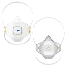Dräger X-plore 1910 V FFP1 Respirator Mask with Valve Disposable Dust Mask against Non-Toxic Dusts and Smoke Particles