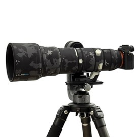 ROLANPRO Lens Camouflage Coat for Sony FE 400-800mm F6.3-8 G OSS SEL400800G Rain Cover Lens Protective Sleeve Protection Case-#18 Black Camouflage Waterproof