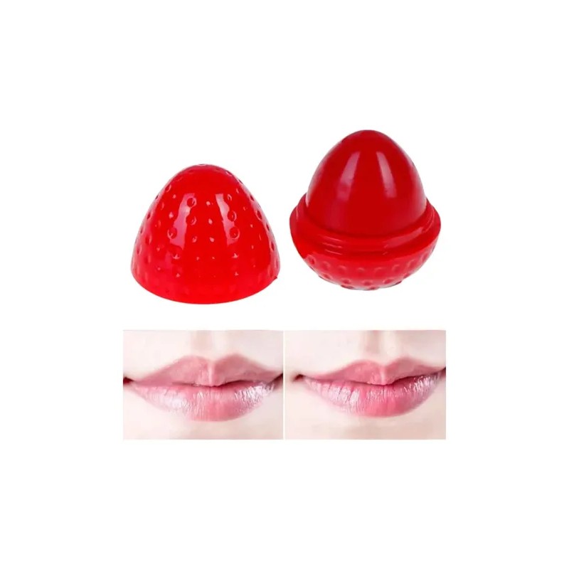 Bálsamos Para Labios Labial Magico En Forma De Fresa 12