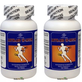 2 x Glucosamine Chondroitin MSM Arth-Rid Joint Health 120 Tab