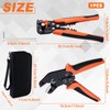 LEONTOOL 9 PCS Ratcheting Crimping Tool Kit - Quick Change