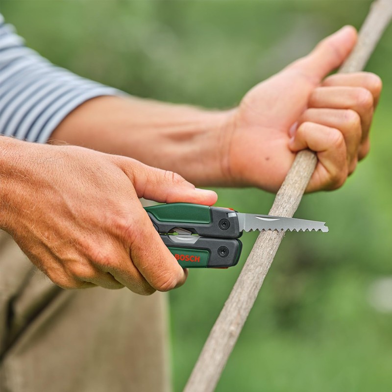 Bosch 16-in-1 Multi-Tool (Multifunktionswerkzeug zum Heimwerken, Outdoor und Camping; Edelstahl;