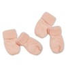 Nursery Time Knitted Baby Mittens 2-Pack - One Size -