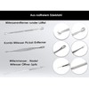 6-Piece Stainless Steel Comedone Squeezer Set Blackhead Remover
