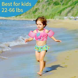 Toddler Swim Vest for 22-66 Pounds Boys and Girls, Toddler Floaties for 2-6 Years Old Baby Children Sea Beach Pool, Kids Swim Vest for Child Learning to Swim and Training