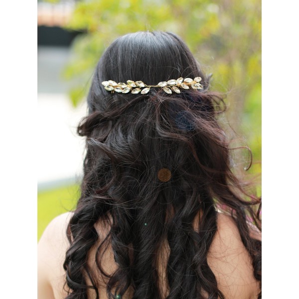 FXmimior Bridal Wedding Crystals Rhinestone Headband Tiara Formal Crown Headdress