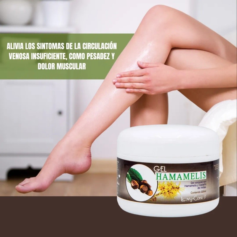 Gel de Hamamelis y Castaño de Indias – Alivio para