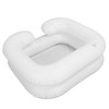 Bedside Shampoo Basin PVC Inflatable Hair Washing Basin with 3.3ft