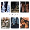 Round Work Boot Laces Heavy Duty,Strong Boots Laces for Walking