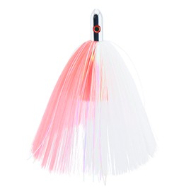 Billy Baits, Turbo Slammer Lure, Medium 1.75 oz / 49.6 g, Chrome Head, Pink/White, Pearl/Crystal Flash, 6.75 in / 17.1 cm