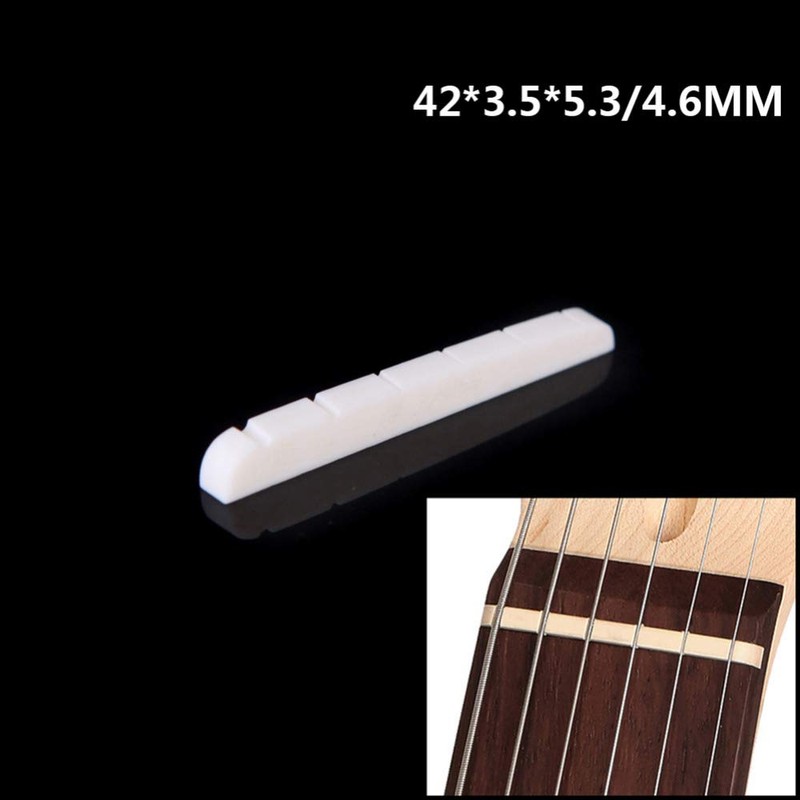 RuiJOTWAT Electric Guitar Bone Nut 42Mm For Fender St Tl