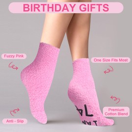 Funny Birthday Socks for Women Novelty Socks 75th Birthday Gifts for Women Socks Happy Birthday Gifts Ideas for Mom Grandmother Friend Aunt (One Size, 74+1)