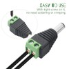 WMYCONGCONG 20 PCS 2.1x5.5mm Female and Male DC Power Adapter