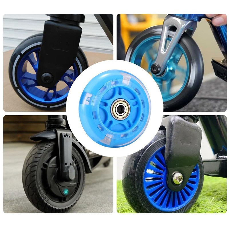 Tiardey Scooter Wheels 80mm Scooter Replacement Wheels Flash Wheels Mini