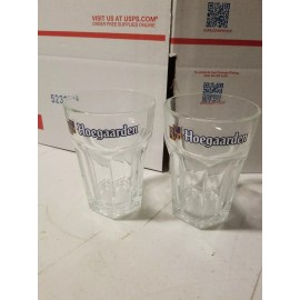 Hoegaarden Original Belgian Wheat Beer 0.25l Glass - Set of 2 Glasses - New