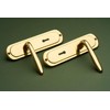 Designer Levers - Mocho Round Plate Lever Door Handle -