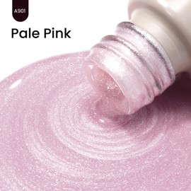 MAYCHAO 15ML Pale Pink Gel Nail Polish 1Pc Pastel Pink Gel Polish Soak Off UV LED Nail Polish Nail Art Starter Manicure Salon DIY at Home, 0.5 OZ