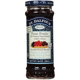 St. Dalfour Four Fruits All Natural Fruit Spread, 10 oz