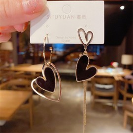 Heart Earrings for Women Gold Heart Earrings Heart Dangle Earrings Heart Hoop Earrings Black Heart Earrings Valentine's Day Gifts