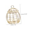 Kisangel 10 pcs candy box bird cage figurine birdcage figurine