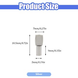 Hocansen 100 Pcs Shelf Pegs 5x18mm Shelf Pins Metal Shelf Support Pegs Cabinet Shelf Pegs for Shelves Furniture Bookshelf (PP/5x18mm)