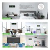 Reloj De Pared Digital Led Con Termómetro, Fecha,alarma