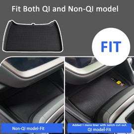 Auovo Cup Holder Inserts Liners Compatible with Subaru Crosstrek 2024 2025 Impreza Accessories Car Custom Center Console Door Pocket Mats Pads 19PCS (Black Trim)