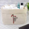 Large 'Koala Hugging Candy Cane' Canvas Organiser/Storage Bag (OR00013996)