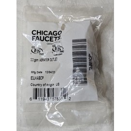 Chicago Faucets E3JKABCP Pressure Compensating Softflo Aerator 2.2 GPM